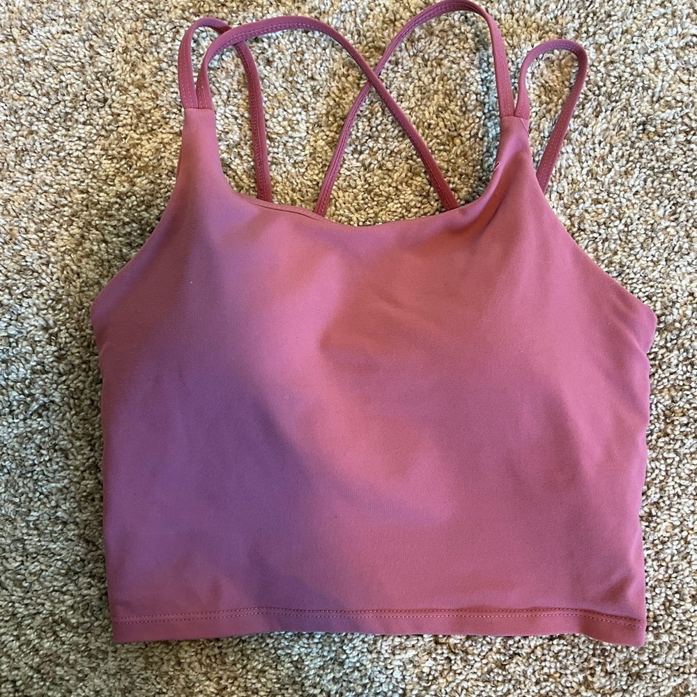 Women's Pink Strappy Bralette